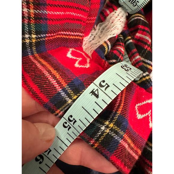 VINTAGE LANZ OF SALZBURG BY EILEEN WEST FLANNEL PLAID ROBE S - Picture 5 of 7